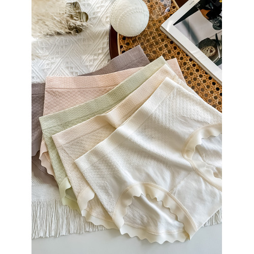 內褲女純棉抗菌襠莫代爾中高腰收腹提臀胖mm大碼無痕女士三角短褲 內褲女純棉抗菌襠莫代爾中高腰收腹提臀胖mm大碼無痕女士三角短褲