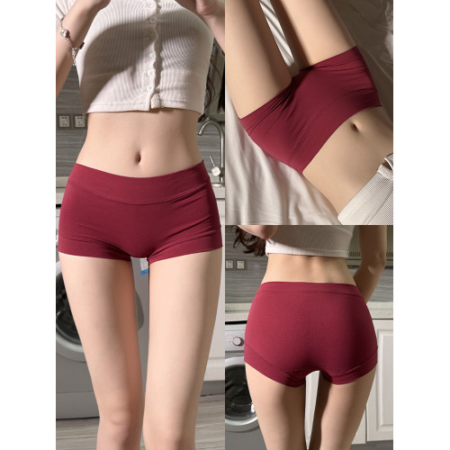 運動純棉女士內褲抗菌2025新款收腹提臀性感女生居家打底平角短褲 運動純棉女士內褲抗菌2025新款收腹提臀性感女生居家打底平角短褲
