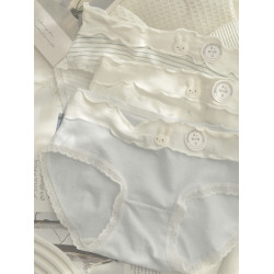 A類棉甜美清新內褲女純棉少女中腰學生10A抗菌全棉檔透氣三角褲