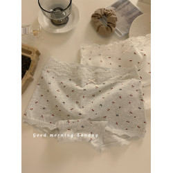 四角平角褲女士內褲女2025新款純棉抗菌中腰包臀防走光打底安全褲