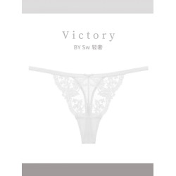 維多利亞多培爾性感內褲女新款誘惑純欲蕾絲丁字褲透氣低腰大碼