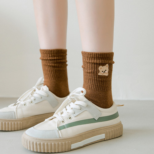 襪子女中筒襪棉襪日系學院風韓版長襪刺綉可愛百搭學生ins潮棉襪 襪子女中筒襪棉襪日系學院風韓版長襪刺綉可愛百搭學生ins潮棉襪