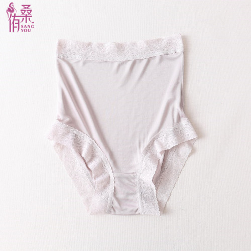 上新女真絲高腰內褲桑蠶絲透氣包臀平角大碼內褲護肚臍三角褲短褲 上新女真絲高腰內褲桑蠶絲透氣包臀平角大碼內褲護肚臍三角褲短褲