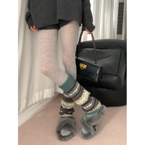 初秋miu系微透打底褲襪薄款顯瘦修身灰色高級ins風外穿連褲襪子 初秋miu系微透打底褲襪薄款顯瘦修身灰色高級ins風外穿連褲襪子