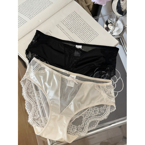 蕾絲女士內褲女生女款純棉襠三角褲2025新款性感純欲風不夾臀短褲 蕾絲女士內褲女生女款純棉襠三角褲2025新款性感純欲風不夾臀短褲