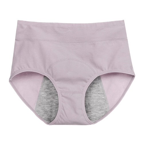 3條裝 防漏生理褲高腰收腹女內褲 純棉襠大姨媽例假月經期衛生褲