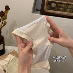 內褲女士冰絲三角褲2025新款女式短褲無痕女生大碼莫代爾女式短褲