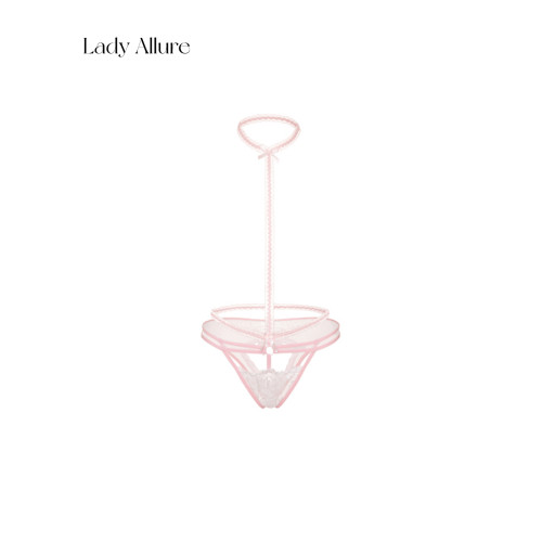 「LA」Amy·桃色支配|欲焰系列*純欲性感蕾絲掛脖內搭氛圍感內褲 「LA」Amy·桃色支配|欲焰系列*純欲性感蕾絲掛脖內搭氛圍感內褲