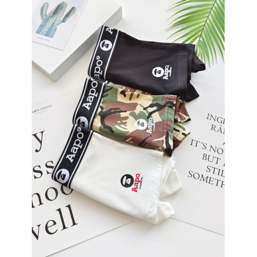 潮人女士滿2條印花迷彩中腰三角四角純棉帥中性運動大碼內褲 潮人女士滿2條印花迷彩中腰三角四角純棉帥中性運動大碼內褲