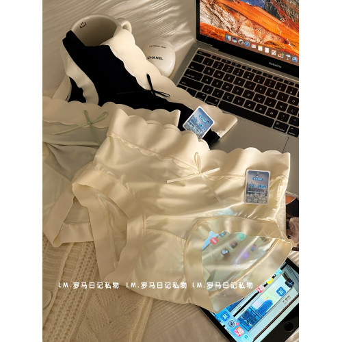 4條冰絲內褲女生純棉襠7A抗菌無痕2025新款全棉襠女士三角褲薄款 4條冰絲內褲女生純棉襠7A抗菌無痕2025新款全棉襠女士三角褲薄款