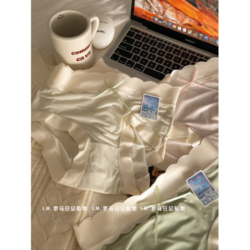 4條冰絲內褲女生純棉襠7A抗菌無痕2025新款全棉襠女士三角褲薄款 4條冰絲內褲女生純棉襠7A抗菌無痕2025新款全棉襠女士三角褲薄款