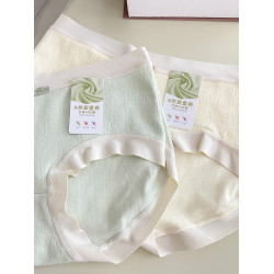 5A抗菌嬰兒棉內褲女純棉抗菌全棉襠女生少女中腰褲頭女士三角褲