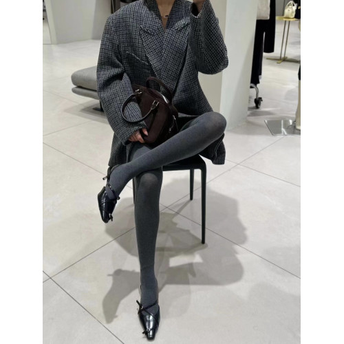 顯瘦高級深灰色~薄款不加絨 緊身款純棉日系竪條紋打底連褲襪春秋 顯瘦高級深灰色~薄款不加絨 緊身款純棉日系竪條紋打底連褲襪春秋