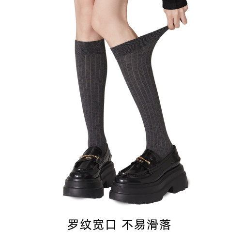 jk壓力顯瘦春秋款灰色小腿襪女薄款搭配小皮鞋襪子秋冬季瘦腿長襪 jk壓力顯瘦春秋款灰色小腿襪女薄款搭配小皮鞋襪子秋冬季瘦腿長襪