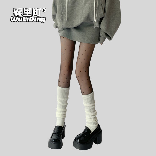 霧裡町純色堆堆襪夏季薄款白色小腿襪女日系jk襪子中筒百搭鞋襪 霧裡町純色堆堆襪夏季薄款白色小腿襪女日系jk襪子中筒百搭鞋襪