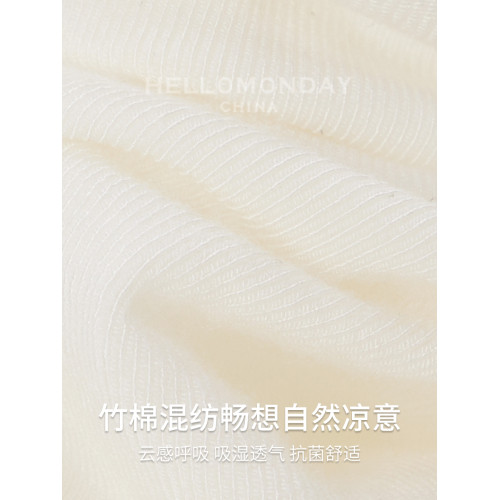 襪子女夏薄款中筒襪配小皮鞋無骨黑白色涼感竹纖維抗菌堆堆棉夏季 襪子女夏薄款中筒襪配小皮鞋無骨黑白色涼感竹纖維抗菌堆堆棉夏季