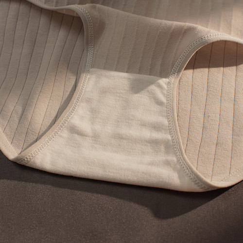 4條中腰內褲女純棉日系少女學生女生女士黑色白色棉100%透氣抗菌