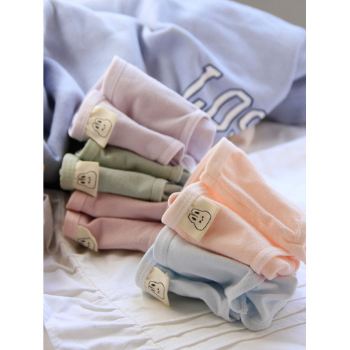 少女內褲女純棉日系大碼中大童高初中學生髮育期女孩中腰三角短褲