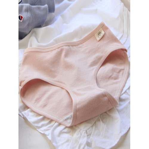 少女內褲女純棉日系大碼中大童高初中學生髮育期女孩中腰三角短褲