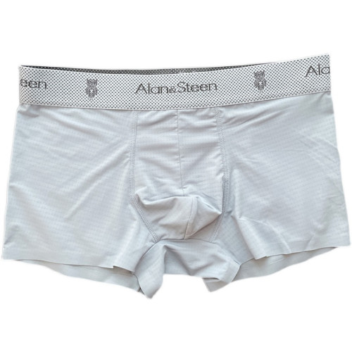 冰絲內褲男潮流性感四角褲薄款網孔透氣青年男平角褲夏天超薄短褲 冰絲內褲男潮流性感四角褲薄款網孔透氣青年男平角褲夏天超薄短褲