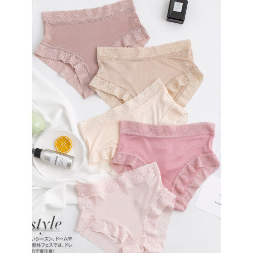 真絲內褲女透氣舒適天然桑蠶絲蕾絲包臀性感大碼無痕平角內褲加大 真絲內褲女透氣舒適天然桑蠶絲蕾絲包臀性感大碼無痕平角內褲加大