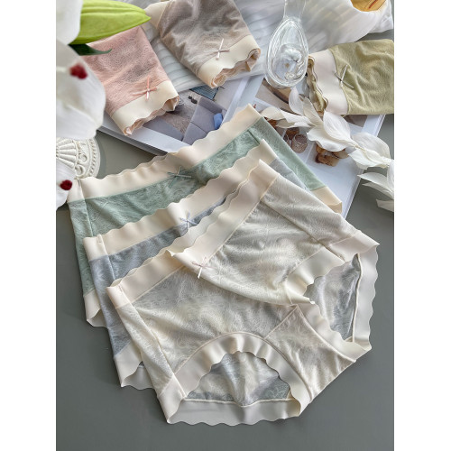 冰絲內褲女蠶絲抗菌襠中腰無痕夏季薄款性感新款女生女士面膜短褲 冰絲內褲女蠶絲抗菌襠中腰無痕夏季薄款性感新款女生女士面膜短褲