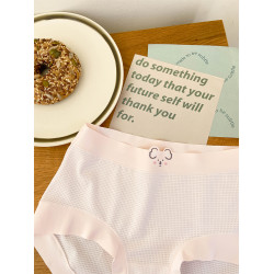 可愛考拉女士冰絲無痕內褲女抗菌女生純棉襠甜美少女網孔透氣舒適