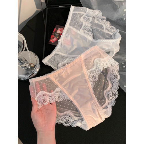 純欲風大碼緞面胖MM性感女士內褲女2025新款200斤女生蕾絲三角褲 純欲風大碼緞面胖MM性感女士內褲女2025新款200斤女生蕾絲三角褲