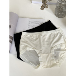 無痕內褲女莫代爾透氣女士三角褲中腰包臀學生短褲輕感鹽島純欲風