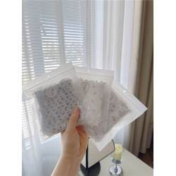 5條裝10A抗菌女生內褲純棉中腰大碼日系碎花A類棉少女學生三角褲