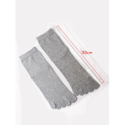 博雅五指襪子男士加肥加大碼肥佬加長春夏季薄款中筒簡約分趾襪子