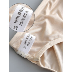 基礎款 桑蠶絲無痕真絲低腰內褲女士透氣舒適三角無痕內褲女