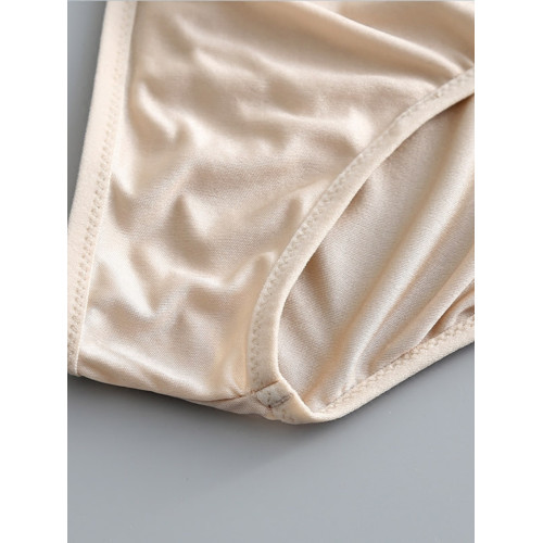 基礎款 桑蠶絲無痕真絲低腰內褲女士透氣舒適三角無痕內褲女 基礎款 桑蠶絲無痕真絲低腰內褲女士透氣舒適三角無痕內褲女