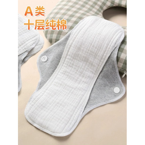 純棉月經帶內褲墊棉紗布女性姨媽神器A類成人漏尿專用護墊可水洗