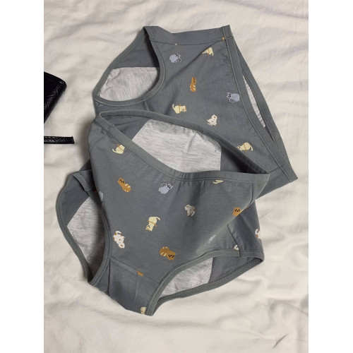 【澤衣壹品】 2024新款純棉可愛印花中腰抗菌月經生理期姨媽內褲 【澤衣壹品】 2024新款純棉可愛印花中腰抗菌月經生理期姨媽內褲