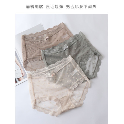 內褲女高腰蕾絲大碼胖mm200斤性感無痕透氣純棉襠日系提臀三角褲 內褲女高腰蕾絲大碼胖mm200斤性感無痕透氣純棉襠日系提臀三角褲