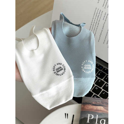 冰絲襪子女士短襪防滑不掉跟隱形襪純棉底夏季薄款單鞋襪淺口船襪 冰絲襪子女士短襪防滑不掉跟隱形襪純棉底夏季薄款單鞋襪淺口船襪