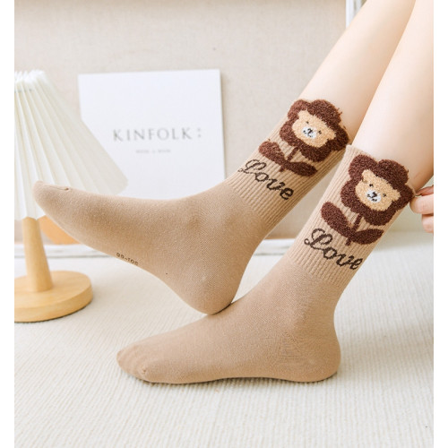 襪子女長筒襪ins潮百搭韓版羽絨紗可愛日系秋冬黑色中高筒純棉襪 襪子女長筒襪ins潮百搭韓版羽絨紗可愛日系秋冬黑色中高筒純棉襪