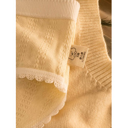 法式碎花內褲女生純棉蕾絲邊少女士三角內褲純棉中腰抑菌透氣軟糯