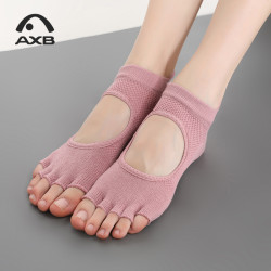 愛暇步瑜珈襪子女專業瑜珈襪初學者專業防滑五指襪秋季高級健身襪