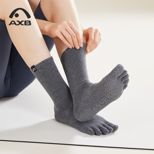 愛暇步瑜珈襪子女專業瑜珈襪初學者專業防滑五指襪秋季高級健身襪