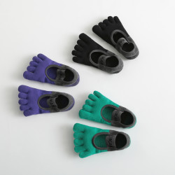 五指瑜珈襪防滑專業女普拉提健身運動初學者矽膠蹦床舞蹈襪子