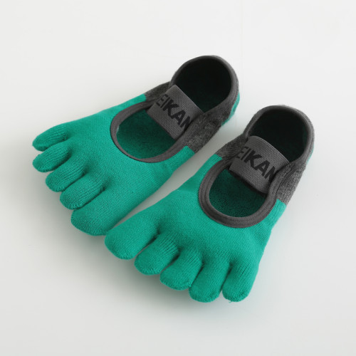 五指瑜珈襪防滑專業女普拉提健身運動初學者矽膠蹦床舞蹈襪子 五指瑜珈襪防滑專業女普拉提健身運動初學者矽膠蹦床舞蹈襪子