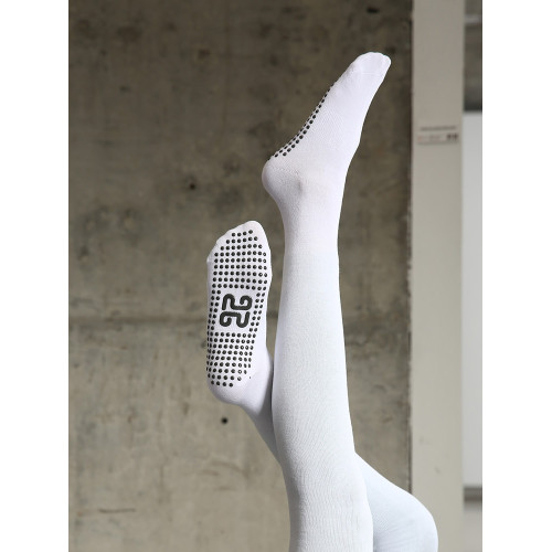 過膝瑜珈襪女專業防滑秋冬保暖長筒瘦腿舞蹈普拉提初學者地板襪