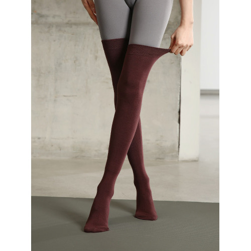 過膝瑜珈襪女專業防滑秋冬保暖長筒瘦腿舞蹈普拉提初學者地板襪