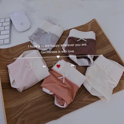 原版日單3.0升級版女夏季超薄冰絲莫蘭迪中腰透氣抗菌三角褲女 原版日單3.0升級版女夏季超薄冰絲莫蘭迪中腰透氣抗菌三角褲女