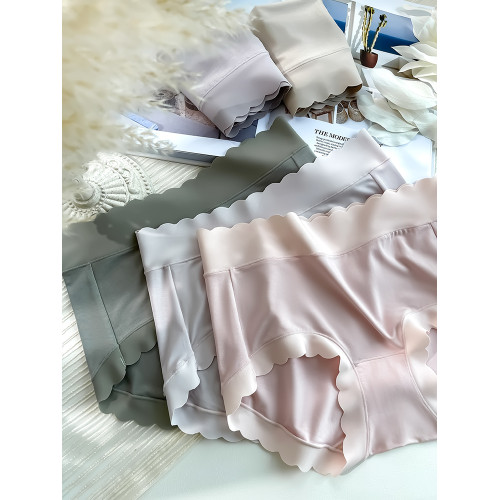 莫代爾內褲女純棉抗菌襠夏季少女透氣無痕冰絲薄款中腰女士三角褲 莫代爾內褲女純棉抗菌襠夏季少女透氣無痕冰絲薄款中腰女士三角褲