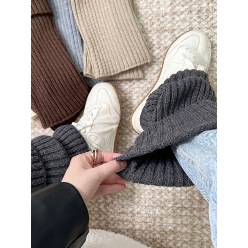 BON 韓國東大門老板娘同款灰襪套辣妹寬松純色腿套日系少女堆堆襪 BON 韓國東大門老板娘同款灰襪套辣妹寬松純色腿套日系少女堆堆襪