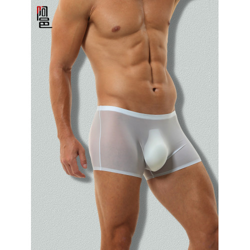 男士內褲男冰絲無痕四角褲運動超薄款透氣平角褲性感大碼褲頭夏季 男士內褲男冰絲無痕四角褲運動超薄款透氣平角褲性感大碼褲頭夏季
