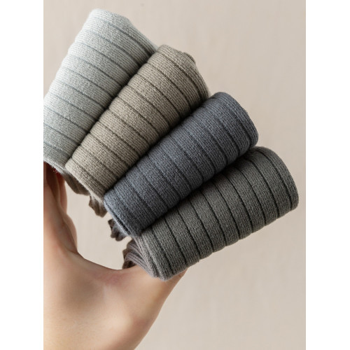 女士秋冬經典雙針中高筒棉襪百搭吸汗防臭襪子 女士秋冬經典雙針中高筒棉襪百搭吸汗防臭襪子